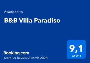 BB Villa Paradiso Booking Digital Award 2026